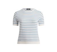 White Tallas Grandes - Jersey de algodón con rayas 48-50