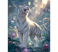 White Tiger Composition Notebook: College Ruled Notebook with Margin Line · 110 Pages · 7.5 x 9.25 · Soft Matte Cover for School, Notes, Journaling & Writing