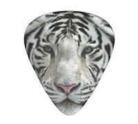 White Tiger La púa de guitarra, para guitarras acústicas, eléctricas y bajos - toque natural, paquete de 12, multicolor.