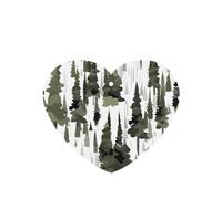 White Trees - Juego de 10 tarjetas ambientadoras con estampado de camuflaje, hojas perfumadas para coche, para decoración de coche