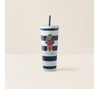 White Vaso con pajita Polo Bear TALLA ÚNICA