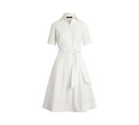 White Vestido camisero de mezcla de algodón 38