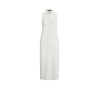 White Vestido polo de algodón elástico XXL