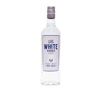 White Vodka Vodka White | Botella Cristal 700m | 37,5°%Vol | Vodka de intenso sabor con matices cítricos | Perfecto para mezclar con otros sabores y realzarlos - 700 ml