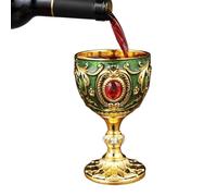 White Wine Glasses | Metal European Stem Flutes | 30ml Small Reusable Red Wine Glasses,for Cocktail Bourbon crystal-embellished tumTequila Vodka Brandy Drinks Kitchen Bar Party Dinners Holiday Wedding