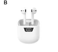 (White) Wireless Hi-Fi Sound Bluetooth Earbuds Earphones Headset Type-C Charge Case