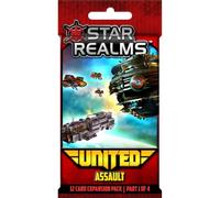 White Wizard Games | Star Realms United Assault | Expansión De Juego De Cartas, 12 Cartas Nuevas Y Poderes De Alianza, Compatible con Star Realms | 2 Jugadores | 20-30 Minutos
