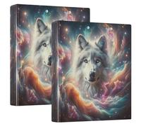 White Wolf Fantasy Cloud - Carpeta con 3 anillas para 200 hojas, 31,5 x 27 x 6 cm, 1 paquete