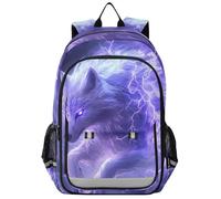 White Wolf Light Wolves - Mochila para laptop para mujeres y hombres, mochila escolar de 17 pulgadas, bolsa de viaje, mochila casual con compartimento
