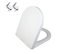 Whitehaped - Asiento de chaleco de 5 tamaños, material de polipropileno fácil de limpiar, perfecto para mejoras de baño, Hme Essential fr and Style