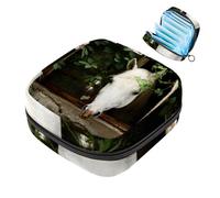 Whitehorse - Bolsa de almacenamiento de servilletas sanitarias, bolsa para el primer período para niñas y mujeres, bolsa de copa menstrual, bolsas de tampón para menstruación femenina, Holde