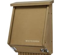 WHITEHORSE Casa de murciélagos de 4 compartimentos, una caja de cedro de alta calidad para murciélagos que está diseñada para durar. Disfruta de un patio más saludable con menos mosquitos mientras