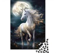 Whitehorse Rompecabezas para Adultos MoonlightMagic 1000 Piezas de Papel Reciclado para Adultos Educativo y Desafiante 70x50cm/1000pcs