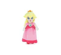 Whitehouse Leisure LLP Super Mario Bros - Peluche de los Personajes de Super Mario - 22 Centímetros - Mario, Luigi, Toad, Yoshi, Princesa Peach, Donkey Kong - Calidad Super Soft (Princesa Peach)