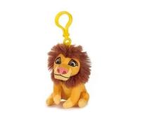 Whitehouse Llavero de peluche de Rey León, 11 cm, 5 figuras diferentes, original de The Lion King - Super suave peluche para mochila mochila bolsa (Simba - adulto)