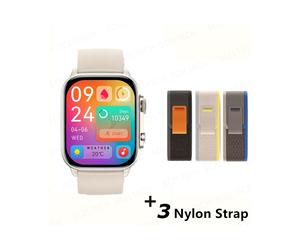 (WhiteHY-3YJ)2025 HK95 PRO MAX Reloj inteligente PK Serie 9 Reloj para adultos con tornillo fijo derecho