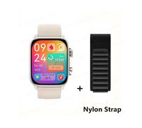 (WhiteHY-BlackGS)2025 HK95 PRO MAX Reloj inteligente PK Serie 9 Reloj para adultos con tornillo fijo