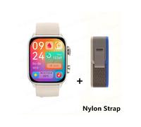 (WhiteHY-BlueYJ)2025 HK95 PRO MAX Reloj inteligente PK Serie 9 Reloj para adultos con tornillo fijo derecho Pulsera