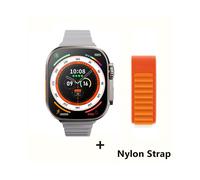 (WhiteHY-GoldGS)2025 Reloj inteligente 9 ultr Pro MAX Gen 2, pantalla de 49 mm, alta frecuencia de actualización,