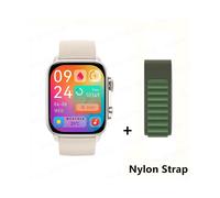 (WhiteHY-GreenGS)2025 HK95 PRO MAX Reloj inteligente PK Serie 9 Reloj para adultos con tornillo fijo