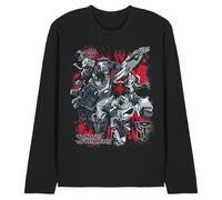 WHITELISTED Transformers Generations Autobots Roll out and Protect Long Sleeve T Shirt, Black, Medium Camiseta, Negro, M Unisex Adulto