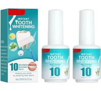 Whitening Tooth Paint,Instant Whitening Paint for Teeth,Tooth Polish Uptight White,Teeth Whitening Gel,Teeth Whitening Essence White Tooth Paint (2 pcs)