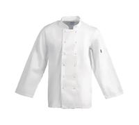 Whites Chefs Apparel A134-XL Vegas Chef Chaqueta de manga larga, color blanco