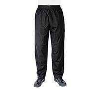 Whites Chefs Apparel a582-m Vegas Chef pantalones, negro