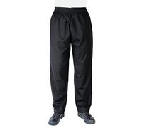 Whites Chefs Apparel a582-s Pantalones, polialgodón, tamaño S, Negro