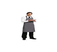 Whites Chefs Apparel B426 - Delantal (polialgodón, Gris Antracita