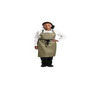 Whites Chefs Apparel B427 - Delantal (polialgodón, verde oliva