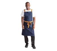 Whites Chefs Clothing B984 Southside X-Cross - Delantal con lazo de color marrón, 700 mm de ancho, 1000 mm de longitud
