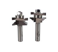 Whiteside 6006 CARBIDE-TIP 2 PC ESTILO CLÁSICO STILE Y RAIL ROUTER BIT SET 1-5/8 DIA...