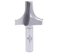 Whiteside Router Bits 2064 - Broca redonda con punta de inmersión de radio de 5/8 pulgadas, diámetro grande de 1-3/4 pulgadas y diámetro pequeño de 1/2 pulgadas