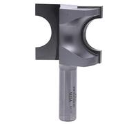 Whiteside Router Bits Broca media redonda 1433A con radio de 7/16 pulgadas de longitud de corte de 1-1/2 pulgadas