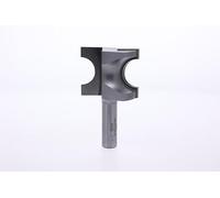 Whiteside Router Bits Broca media redonda 1433A con radio de 7/16 pulgadas de longitud de corte de 1-1/2 pulgadas