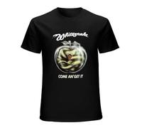 Whitesnake Come and Get It 1981 Mens T-Shirt Men Shirt Rock tee Size S