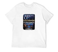 Whitesnake Foreigner Tour Mens T-Shirt, Short Sleeve Rock Shirt, Tank Top T-Shirt White XXL