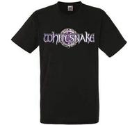Whitesnake Purple T-Shirt Rock T-Shirt Rock Band Shirt Men's Black XXL