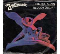 Whitesnake - Whitesnake Here I Go Again UK 45 7" single +Picture Sleeve +Bloody Luxury