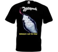 Whitesnake Would I Lie To You T-Shirt Hard Rock Band Black L