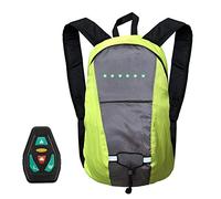 Whiteswan ciclismo, mochila LED intermitente con mando a distancia, equitación reflectante ligera con capacidad 15 l
