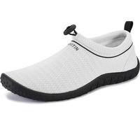 WHITIN Agua Baño Zapatos para Hombres Verano Piscina Nadar Playa Navegar Secado rápido Cómodo Exterior Descalzo Gris Claro Tamaño 44