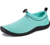 WHITIN Mujer Playa Agua Zapatos para Unisexo Secado rápido Verano Baño Nadar Cómodo Navegar Descalzo Verde Tamaño 40