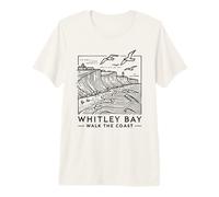 Whitley Bay Walk La Costa Camiseta Premium