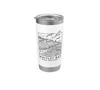 Whitley Bay Walk La Costa Vaso térmico de acero inoxidable de doble pared