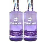 Whitley Neill Parma Violet Gin (Violeta de Parma) - 700 ml (Paquete de 2)