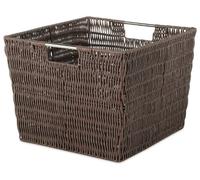 Whitmor 6500 - 1715 Rattique de Tote, marrón, 13W x 15D x 9.63H in.