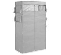 Whitmor, Armario Cubierto Gris con Almacenamiento de Accesorios