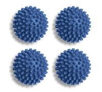 Whitmor Bolas secadoras, Alternativa al suavizante de Tela ecológico (Juego de 4), Color Azul